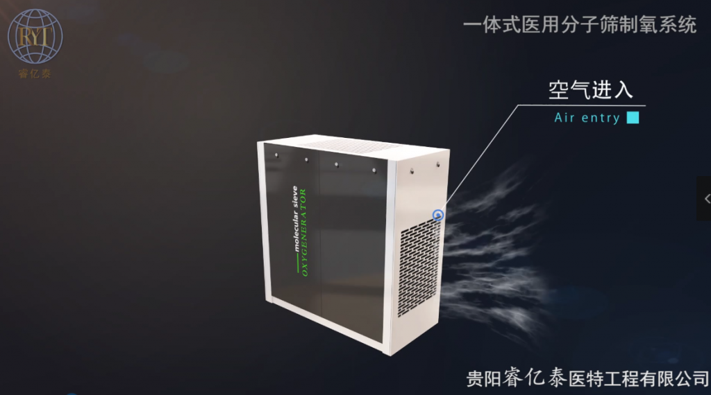 一體式醫(yī)用分子篩制氧系統(tǒng)|三維動(dòng)畫案例分享